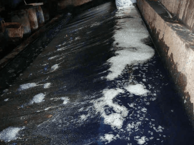 印染廠污水處理消泡劑應用場景圖