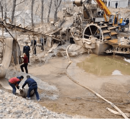 砂石清洗消泡劑應用場景圖